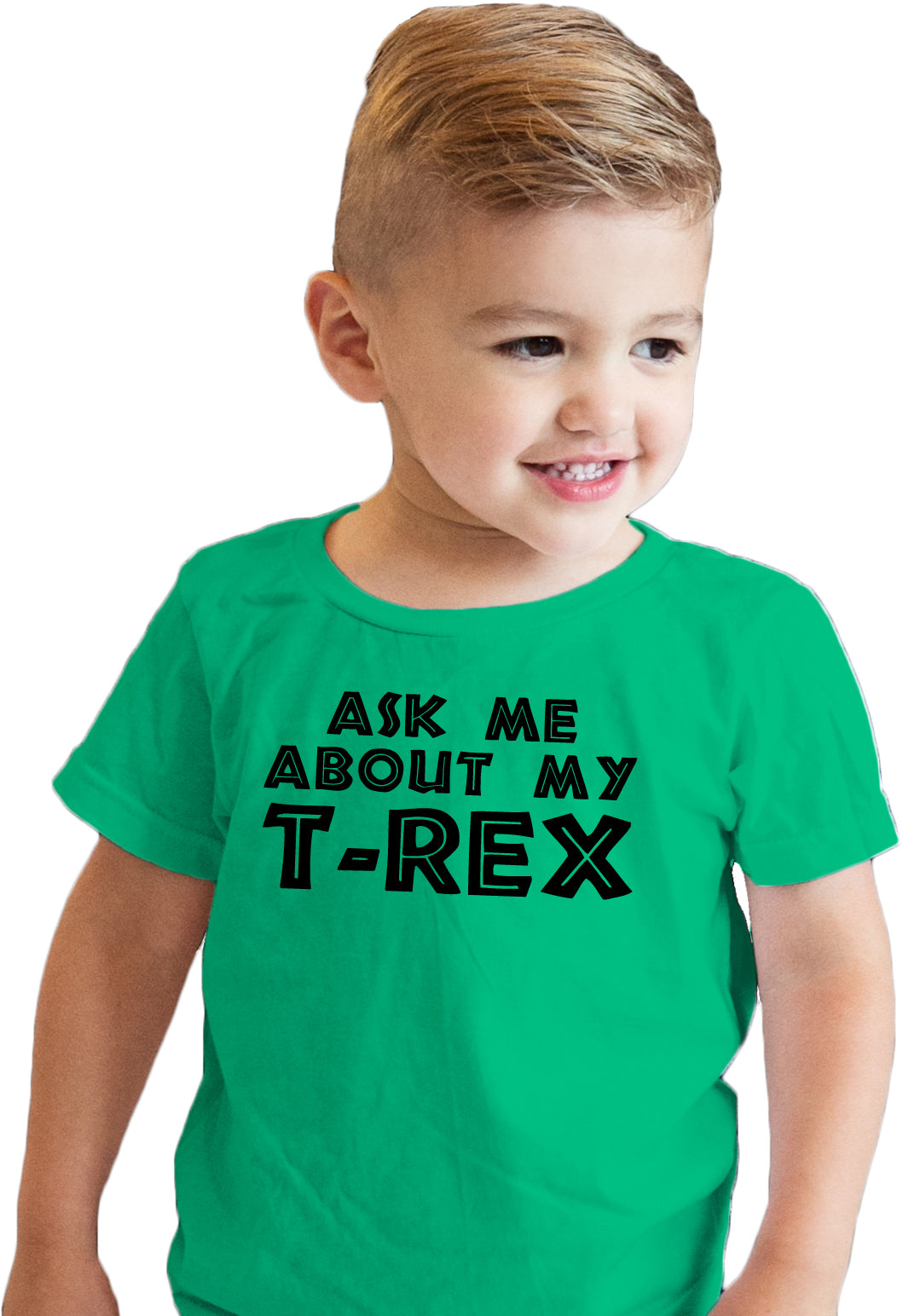 Ask Me About My T-Rex Toddler T Shirt