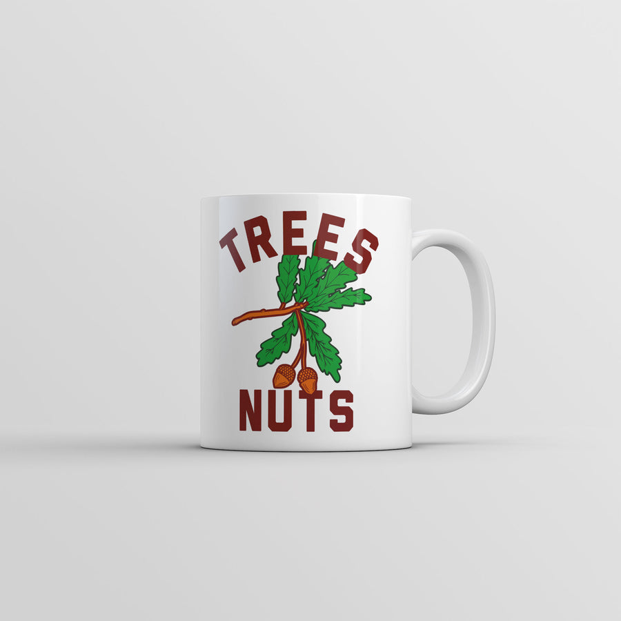 Funny White Trees Nuts Coffee Mug Nerdy sarcastic Tee