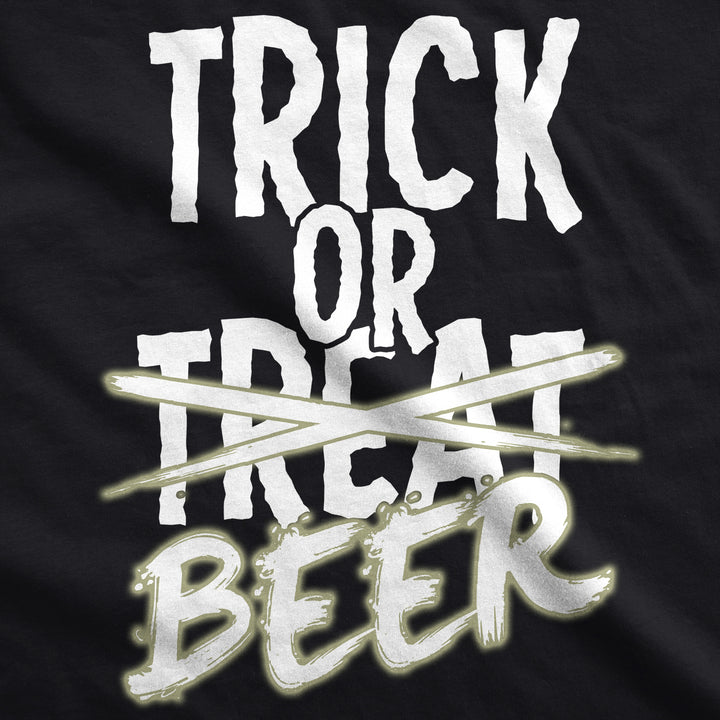 Trick Or Beer Glow Men's T Shirt