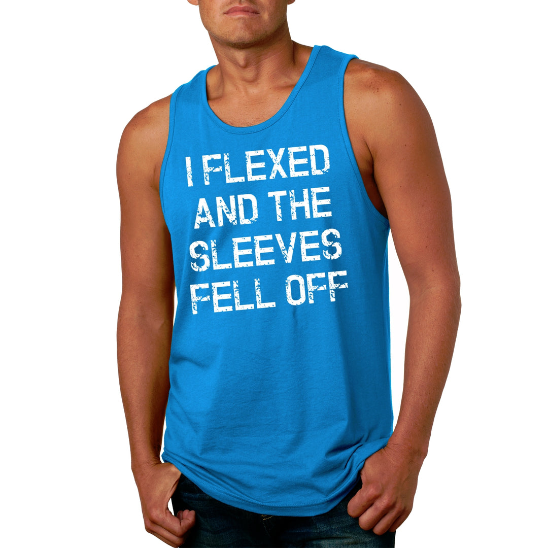 I Flexed And The Sleeves Fell Off Men's Tank Top