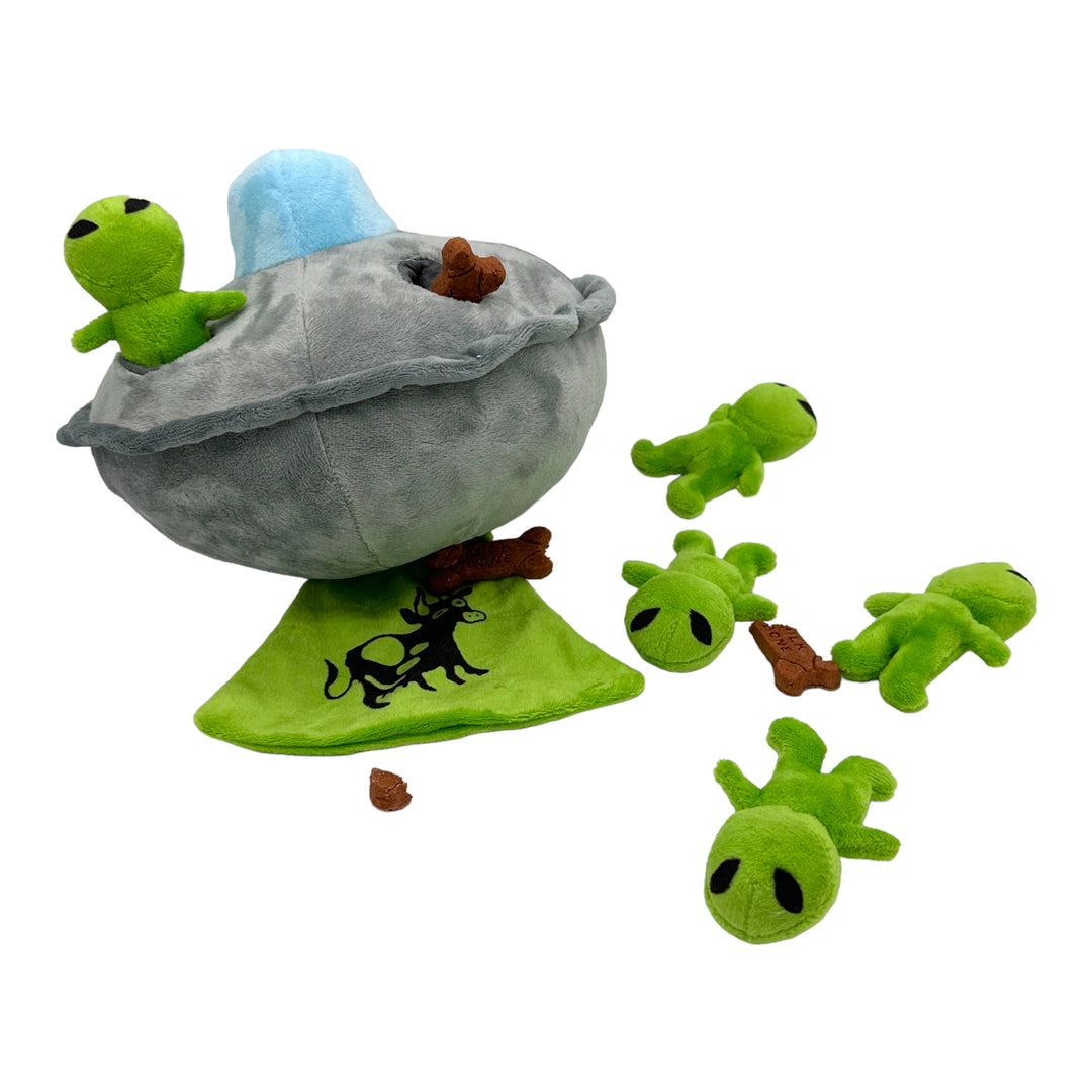 UFO And Aliens Dog Toy