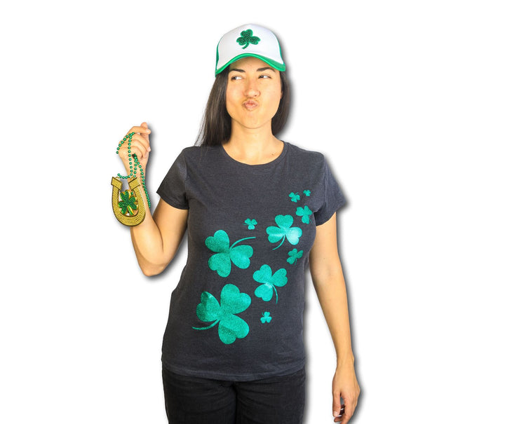 Glitter Shamrocks Women's T Shirt