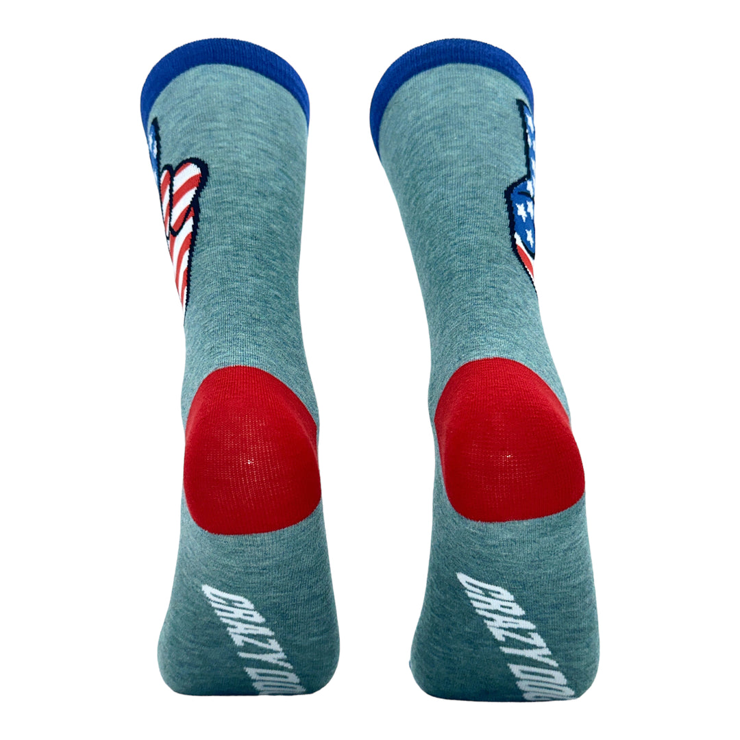 Men's USA Peace Hands Socks