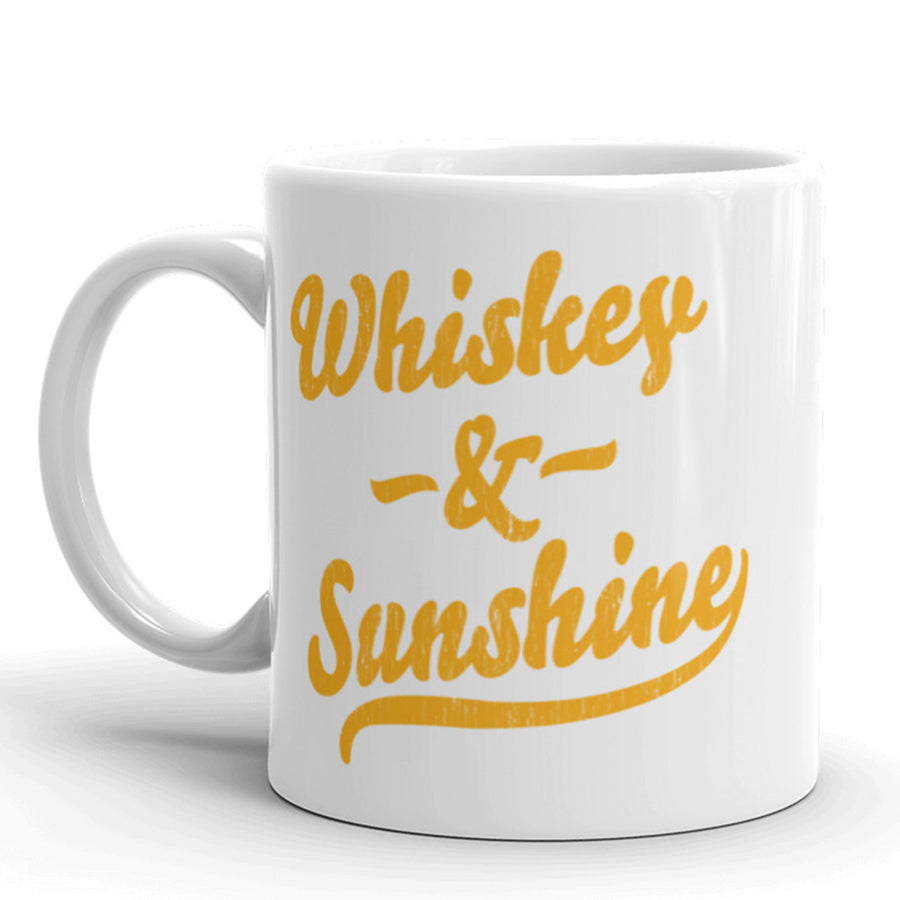 Funny White Whiskey And Sunshine Coffee Mug Nerdy Tee