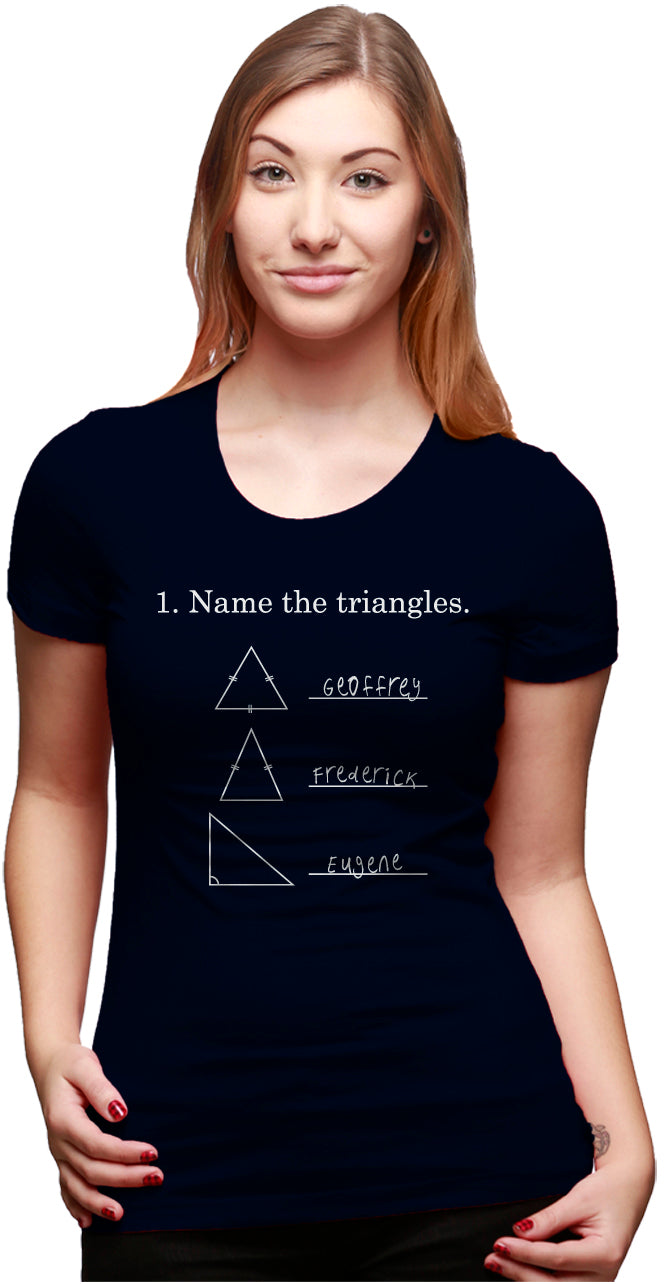 Name The Triangles Women's T Shirt