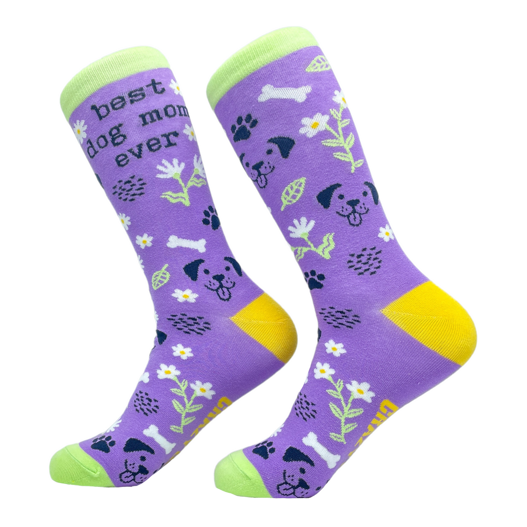 Womens Best Dog Mom Ever Socks