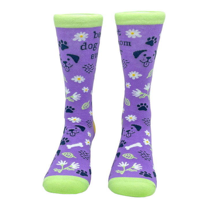 Womens Best Dog Mom Ever Socks