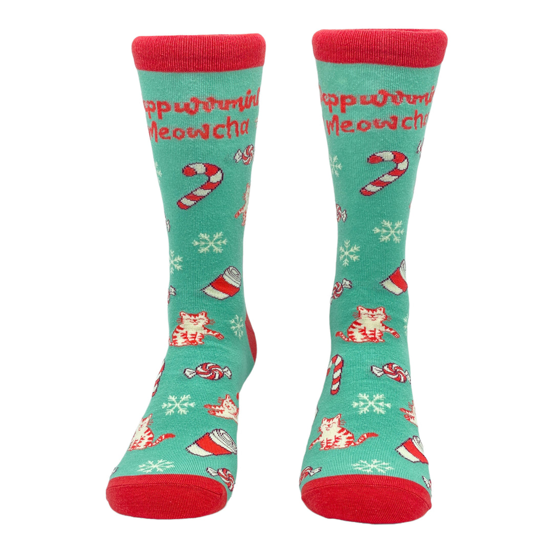 Peppurrmint Meowcha Socks