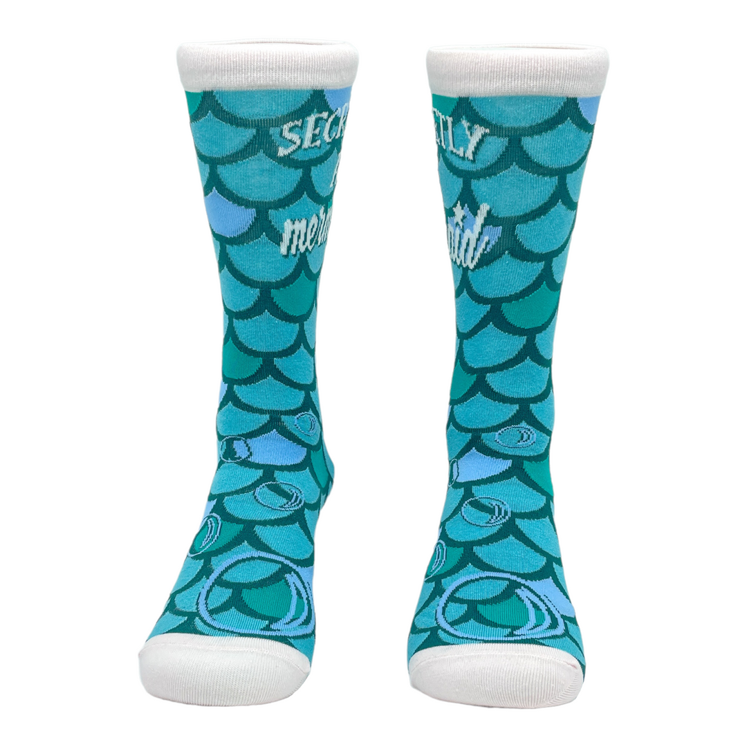 Womens Secretly A Mermaid Socks