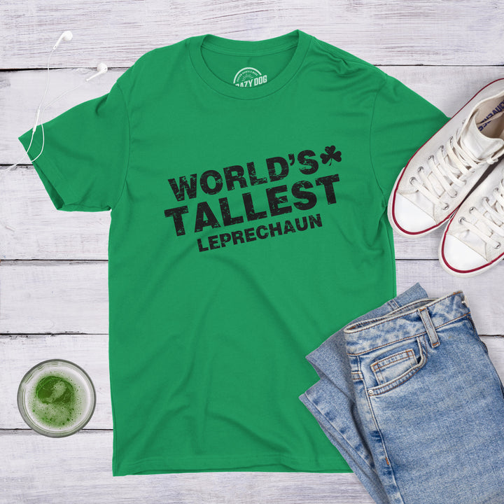 World's Tallest Leprechaun Men's T Shirt