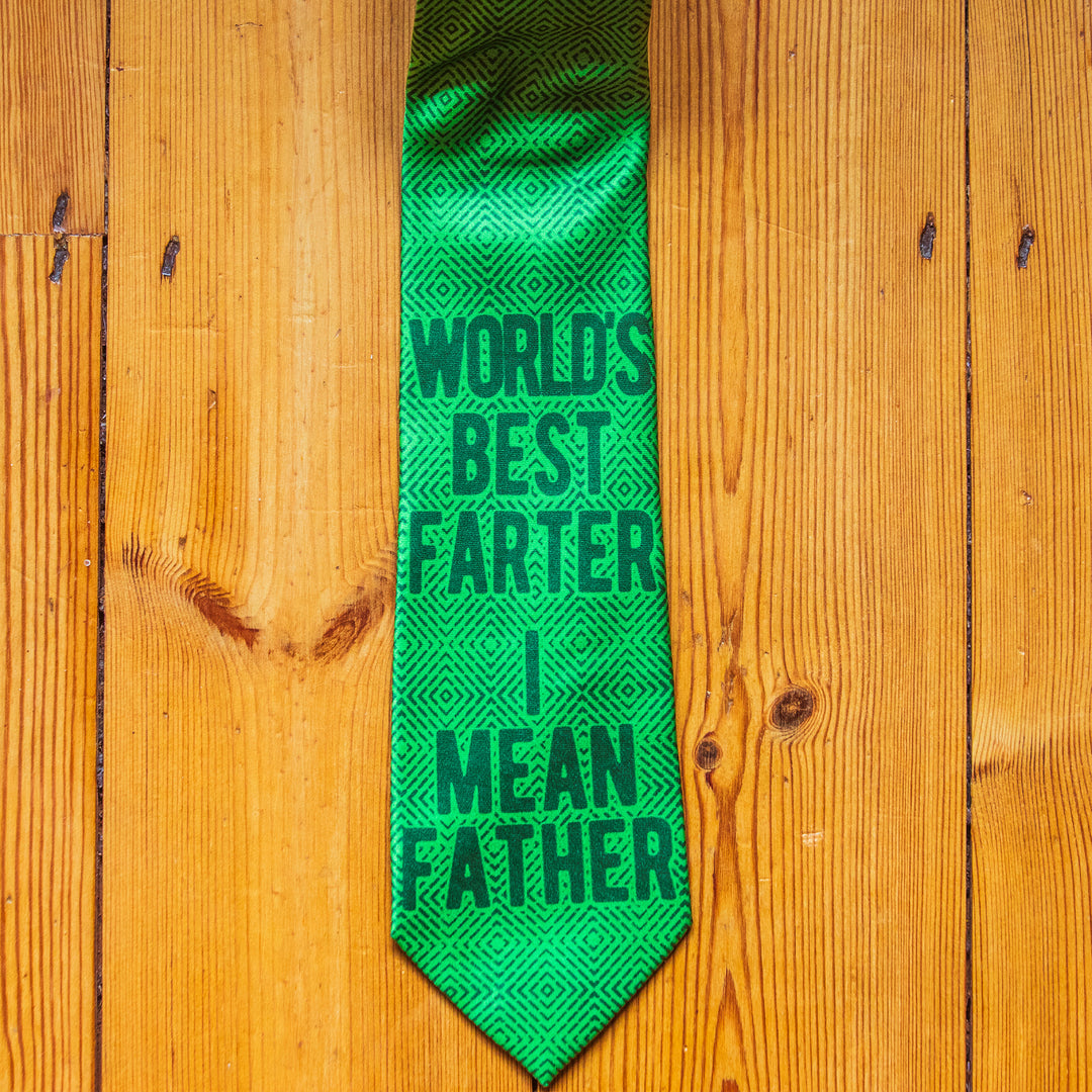 World's Best Farter I Mean Father Neck Tie Tie