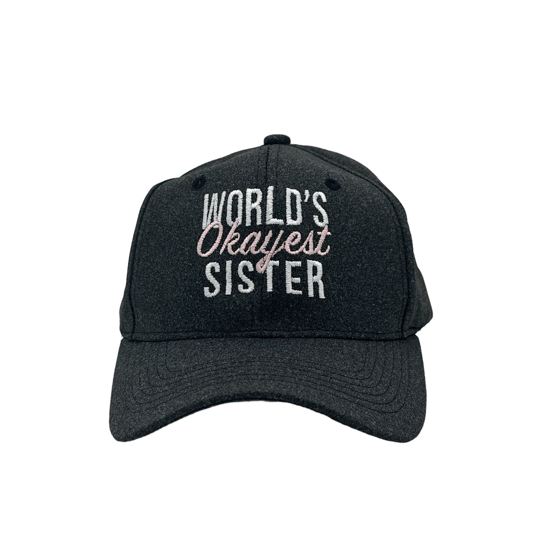 Funny Worlds Okayest Sister Nerdy sarcastic Tee