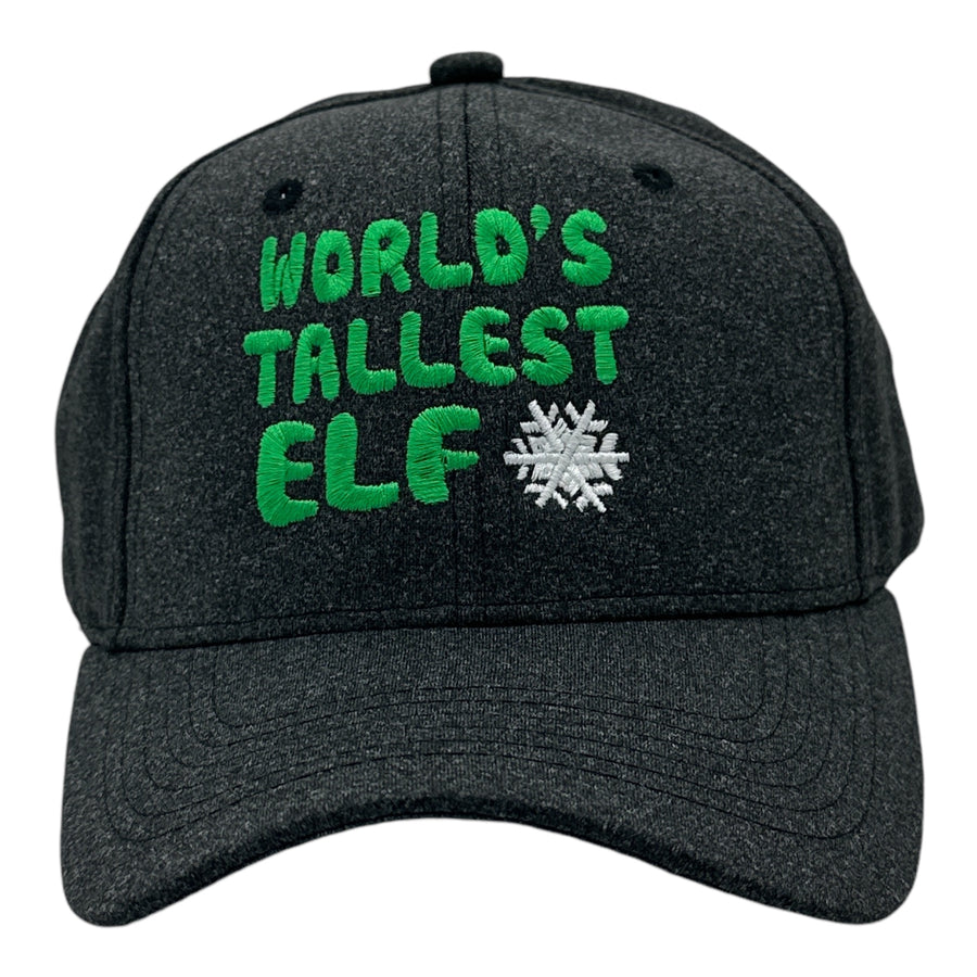 Funny Black - Worlds Tallest Elf Worlds Tallest Elf Nerdy Christmas sarcastic Tee