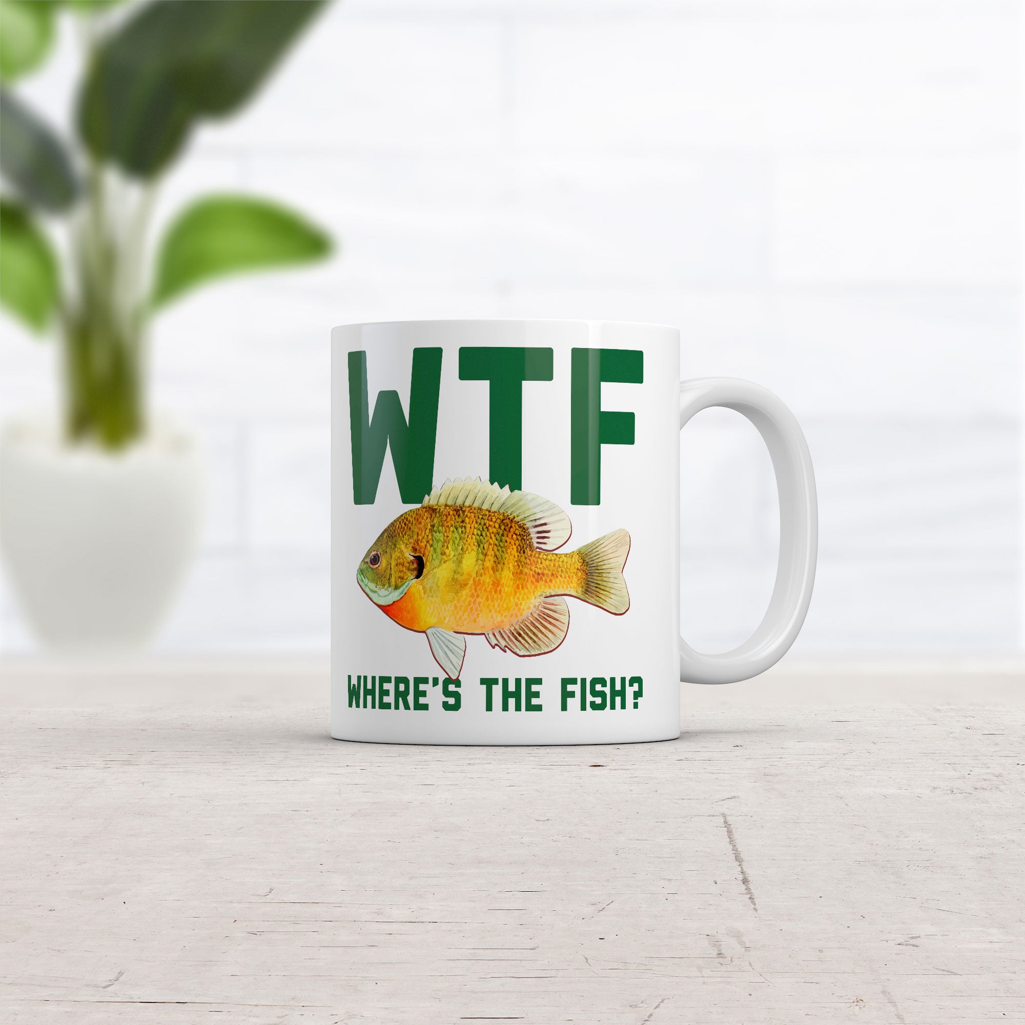 Funny fishing pattern for fishing lover Coffee Mug by jodotodesign