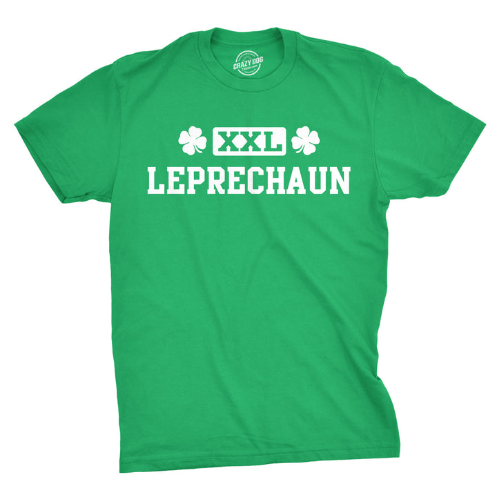 Funny Green XXL Leprechaun Mens T Shirt Nerdy Saint Patrick's Day Tee