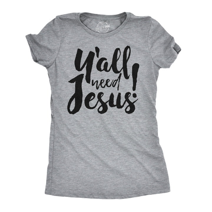 Funny Light Heather Grey Womens T Shirt Nerdy Easter Religion Tee