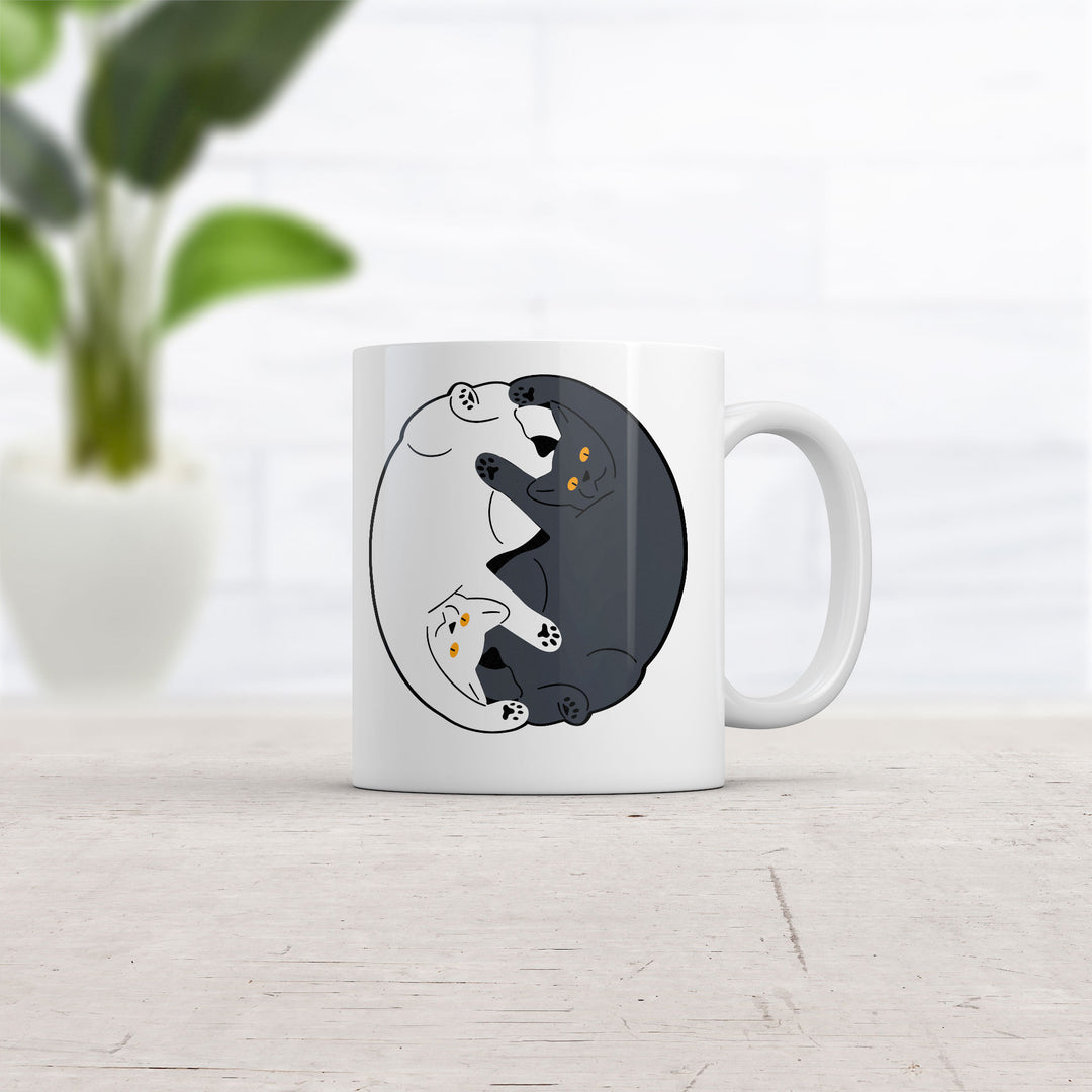 Yin Yang Cats Mug