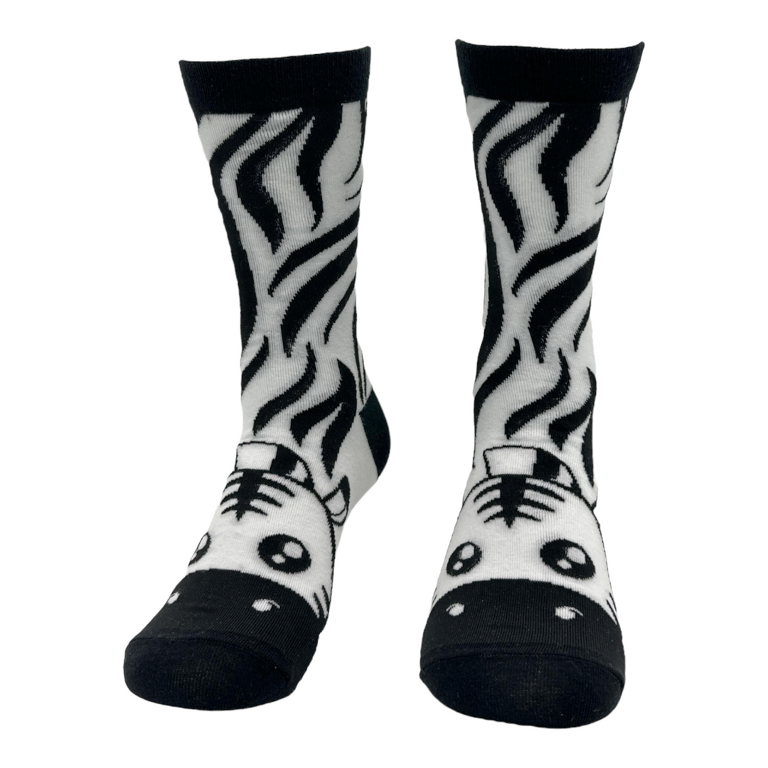 Women's Zebra Socks