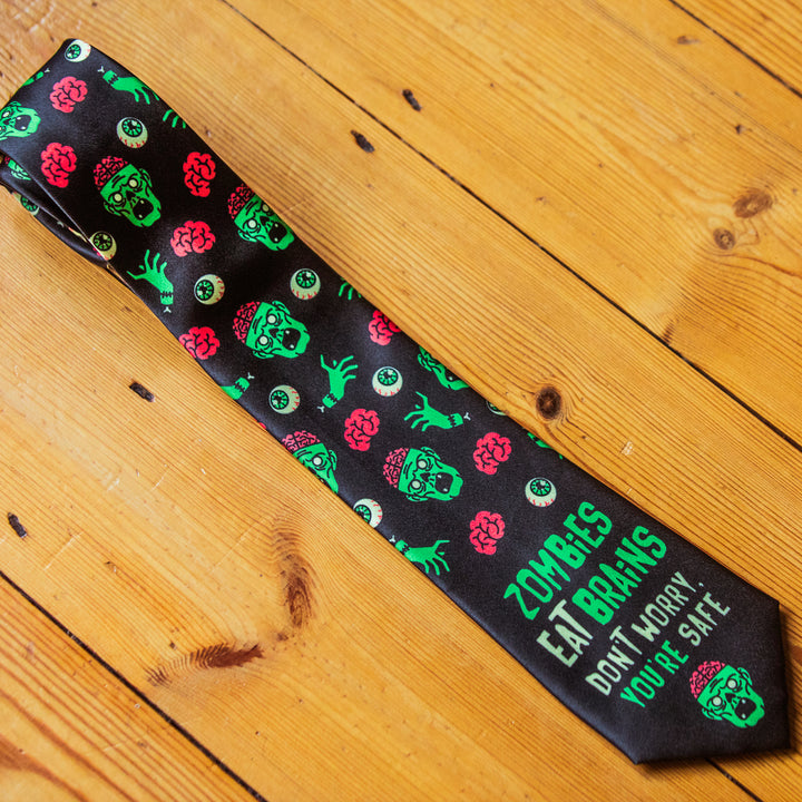 Zombies Eat Brains Neck Tie Tie