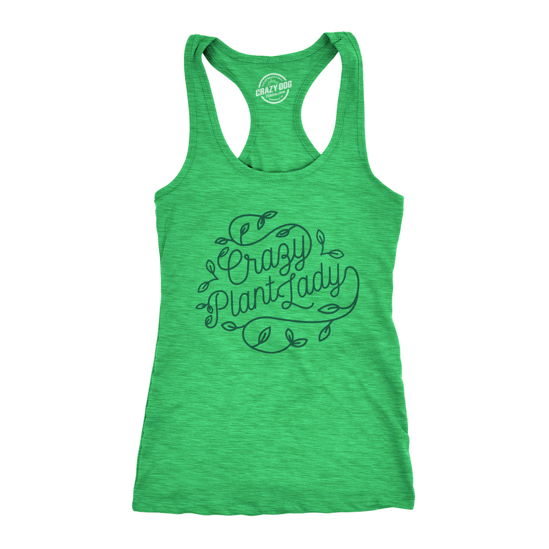 Funny Heather Green Womens Tank Top Nerdy Camping Hiking Tee