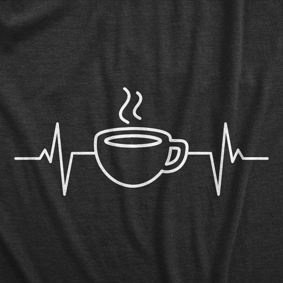 Coffee Heart Beat Men's T Shirt