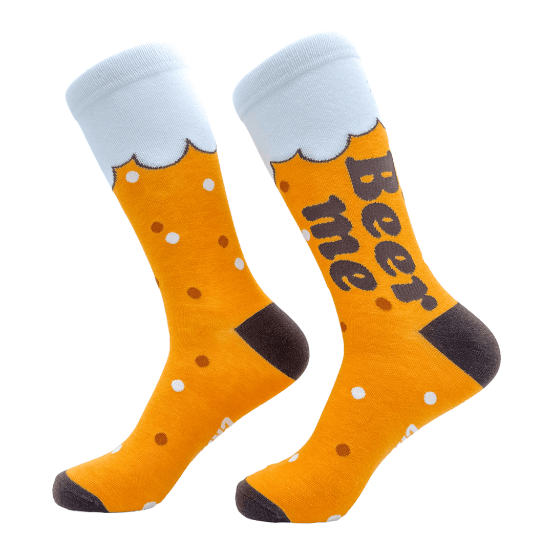 Men's Beer Me Socks  -  Crazy Dog T-Shirts