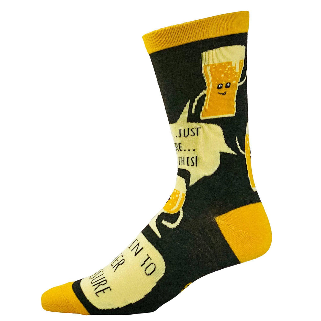 Men's Beer Pressure Socks - Crazy Dog T-Shirts