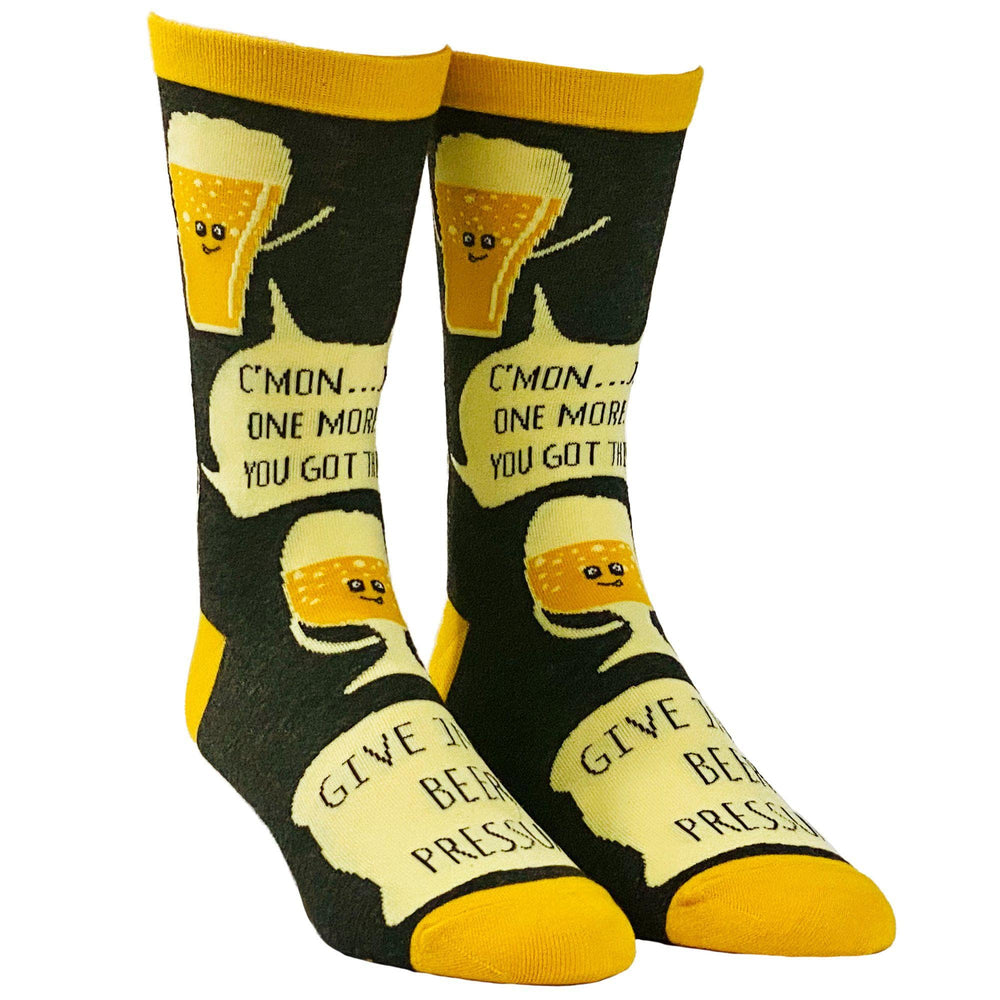 Men's Beer Pressure Socks - Crazy Dog T-Shirts