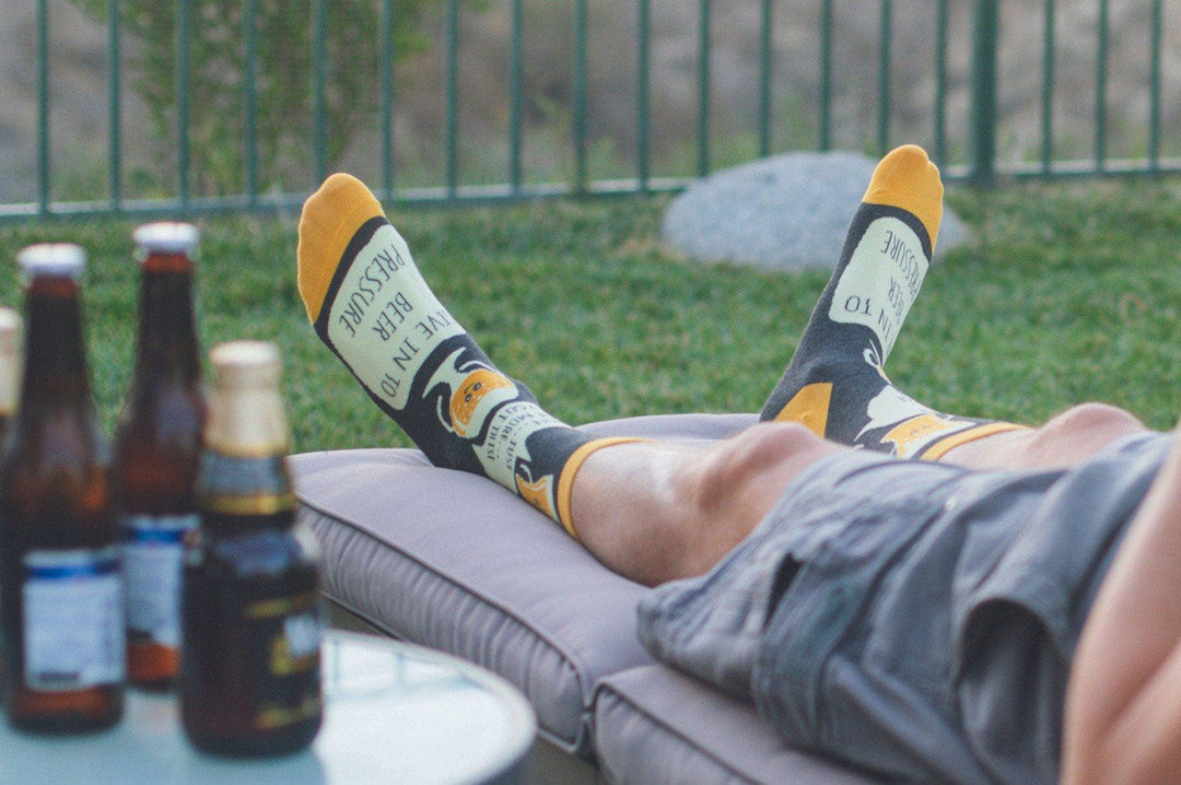 Men's Beer Pressure Socks - Crazy Dog T-Shirts