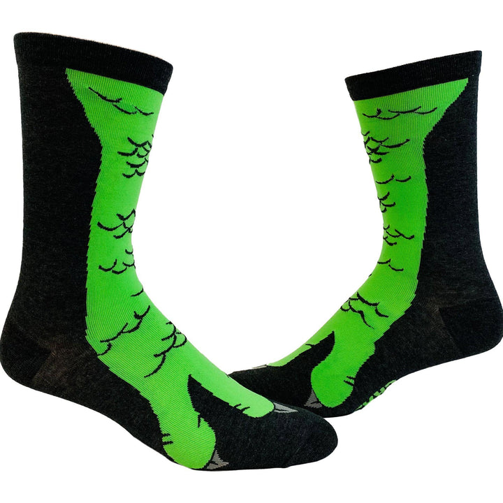 Men's Dinosaur Foot Socks - Crazy Dog T-Shirts