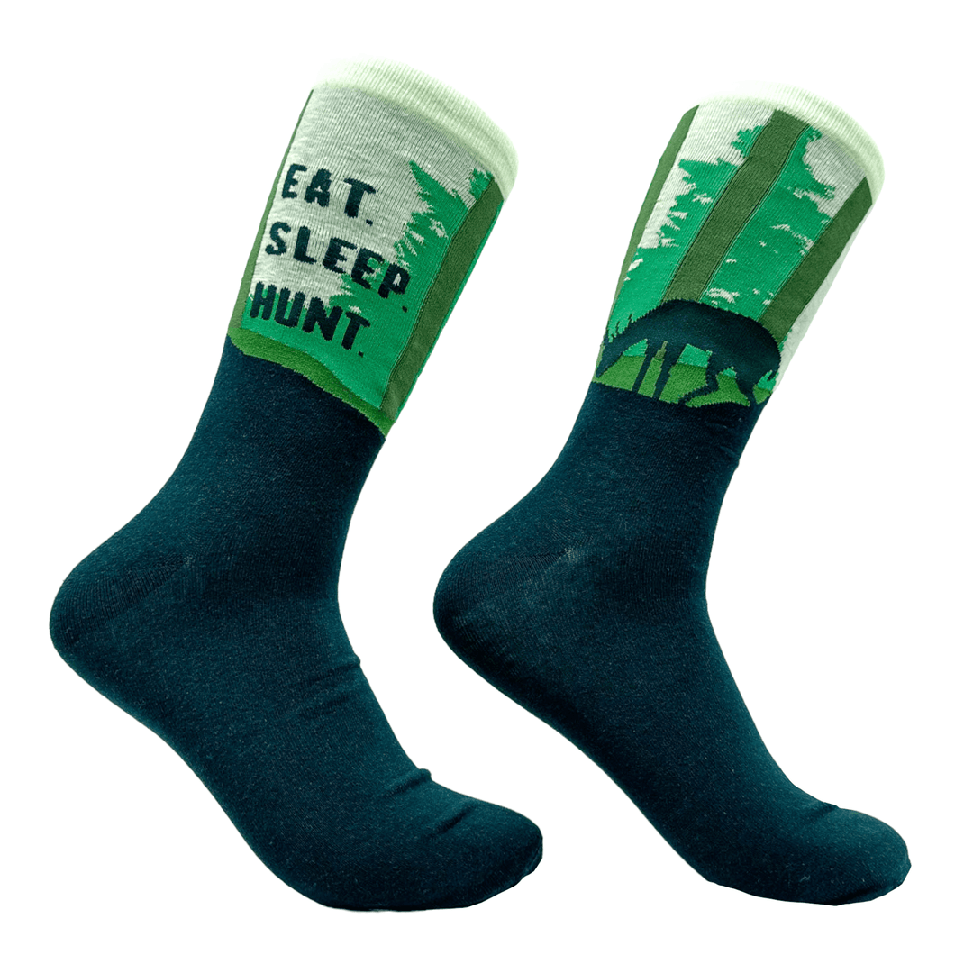 Men's Eat Sleep Hunt Socks  -  Crazy Dog T-Shirts