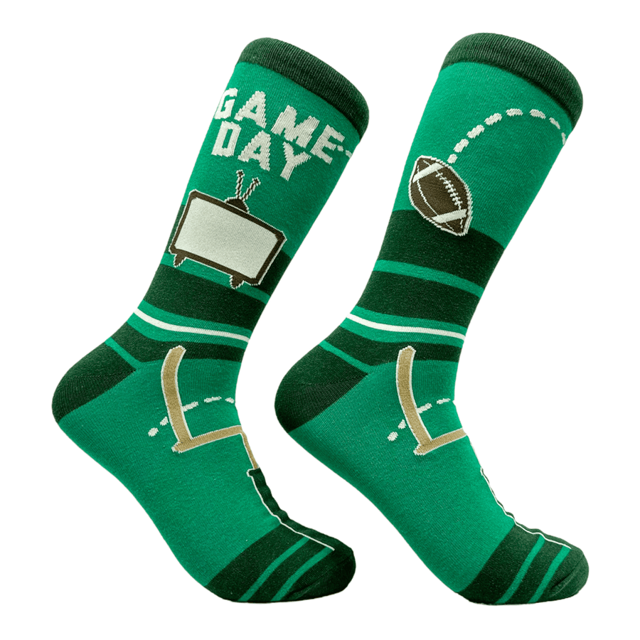 Men's Game Day Socks  -  Crazy Dog T-Shirts