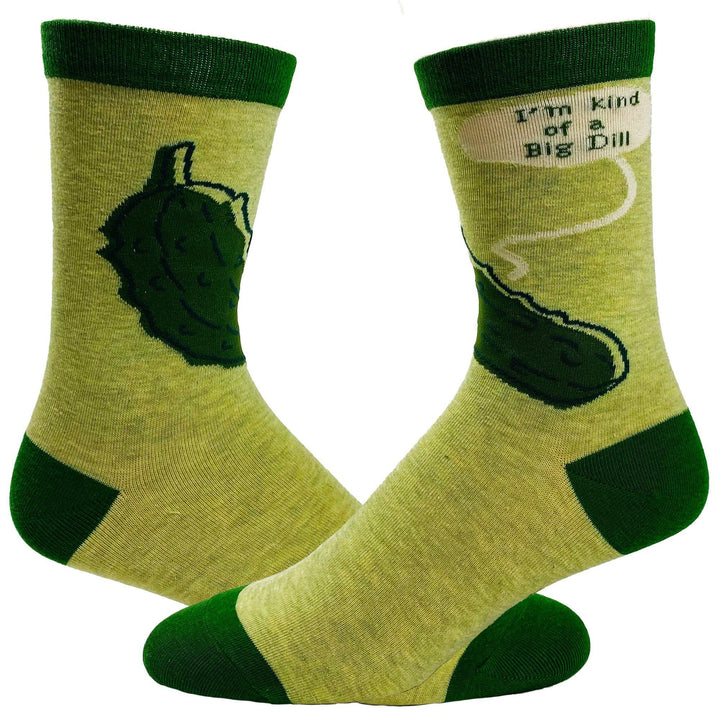 Men's I'm Kind Of A Big Dill Socks - Crazy Dog T-Shirts