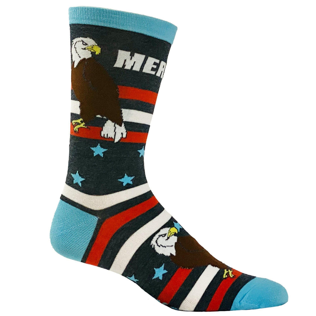 Men's Merica Socks - Crazy Dog T-Shirts