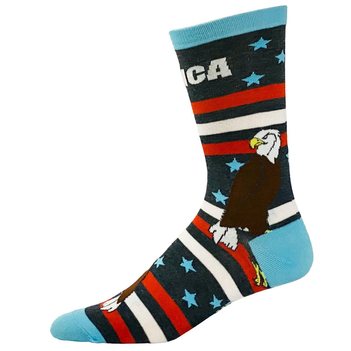 Men's Merica Socks - Crazy Dog T-Shirts