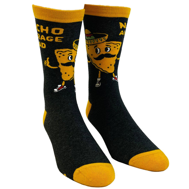 Men's Nacho Average Dad Socks - Crazy Dog T-Shirts