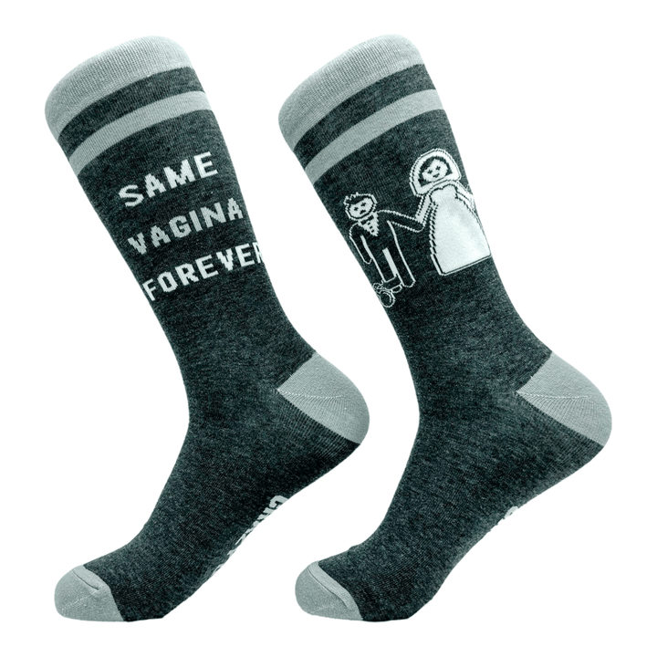 Men's Same Vagina Forever Socks  -  Crazy Dog T-Shirts