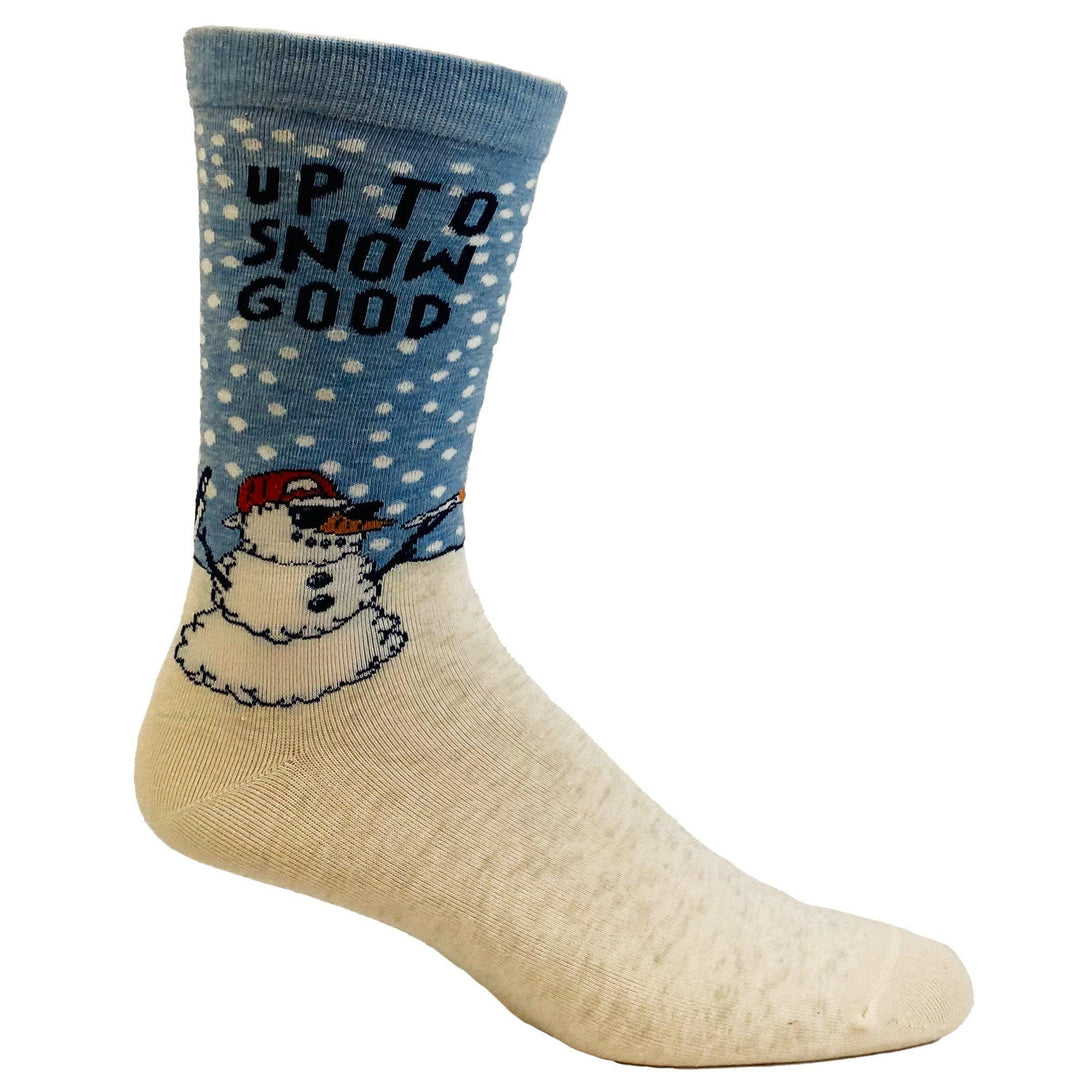 Men's Up To Snow Good Socks - Crazy Dog T-Shirts