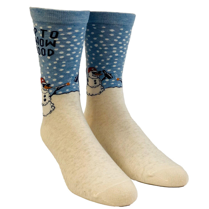 Men's Up To Snow Good Socks - Crazy Dog T-Shirts