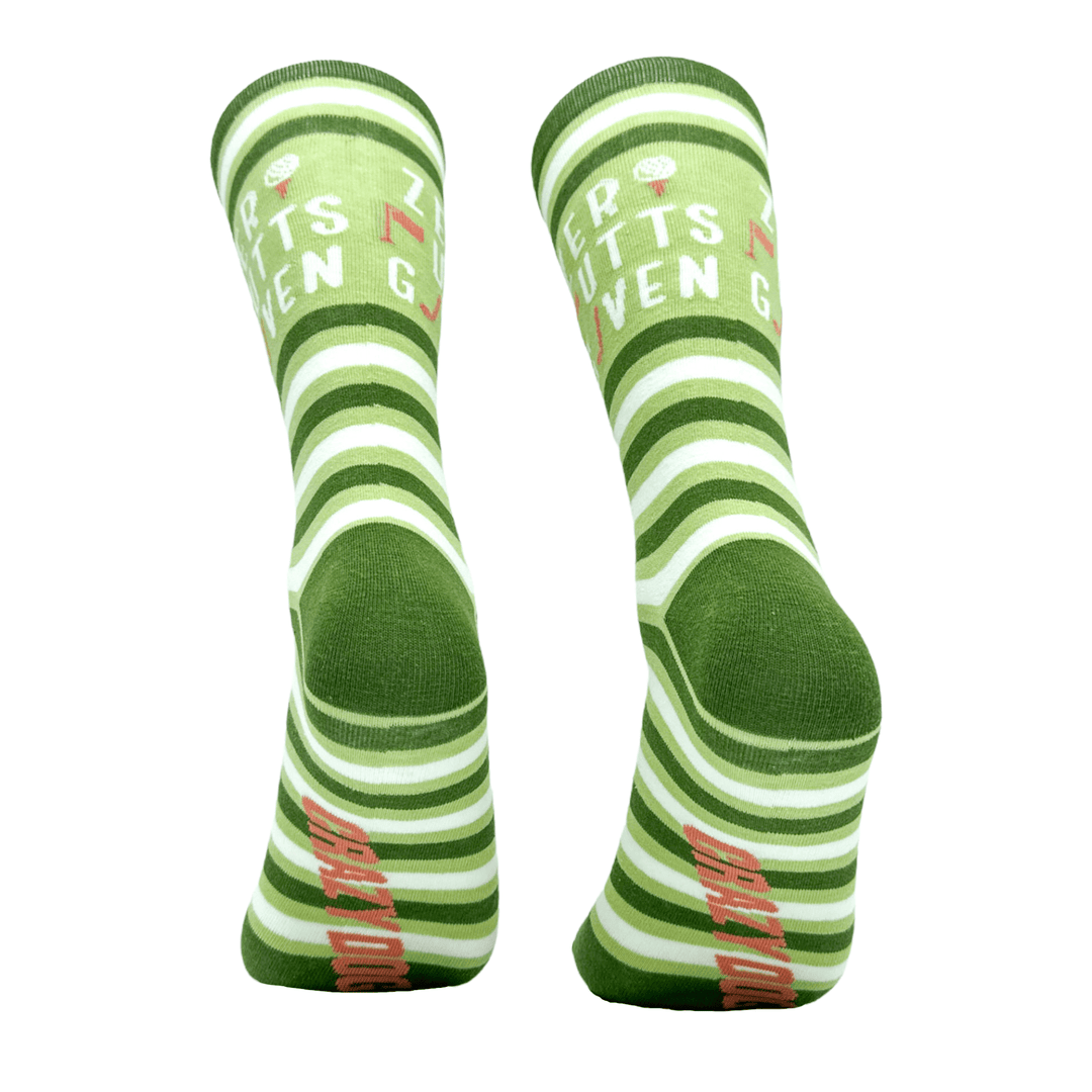 Men's Zero Putts Given Socks  -  Crazy Dog T-Shirts