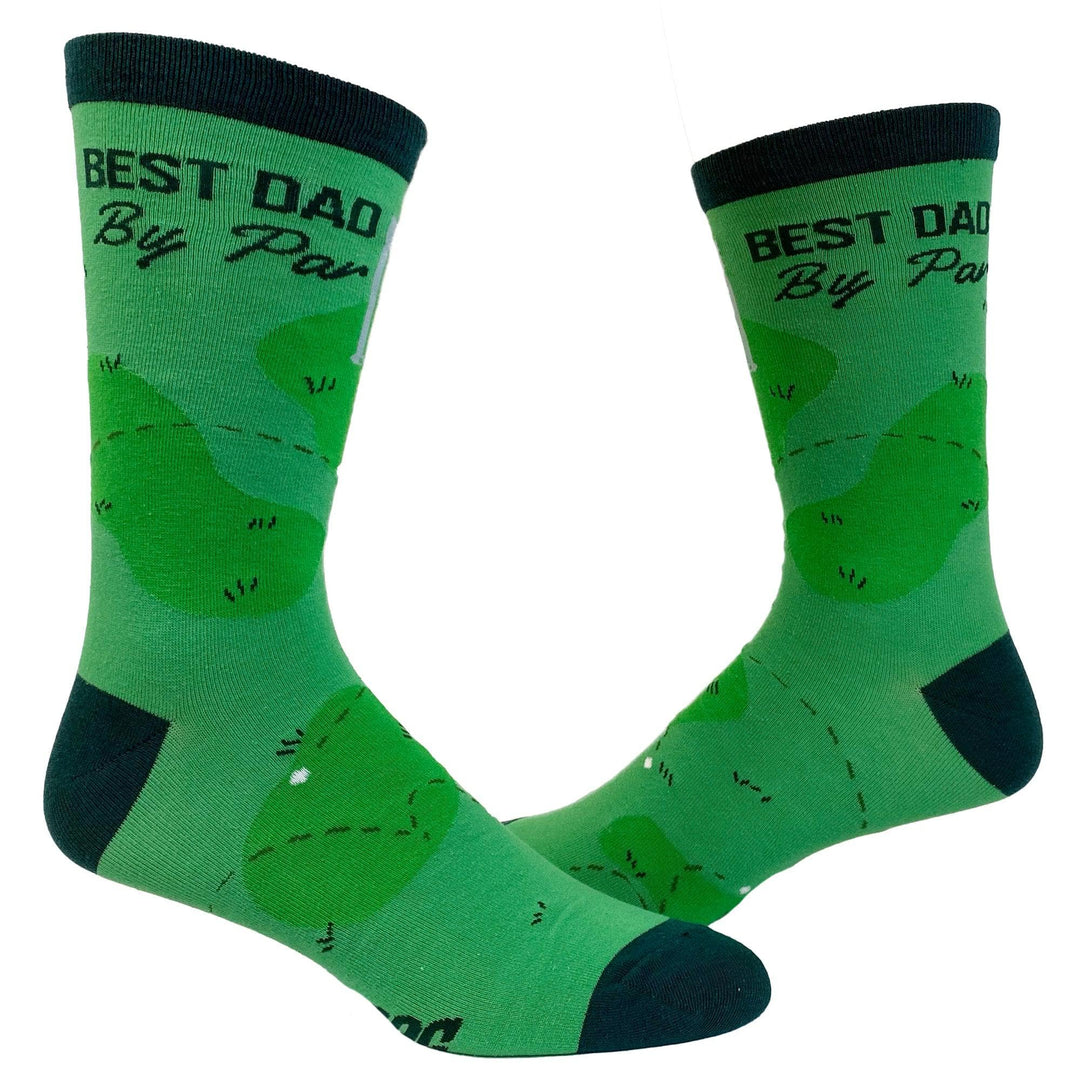 Mens Best Dad By Par Socks  -  Crazy Dog T-Shirts