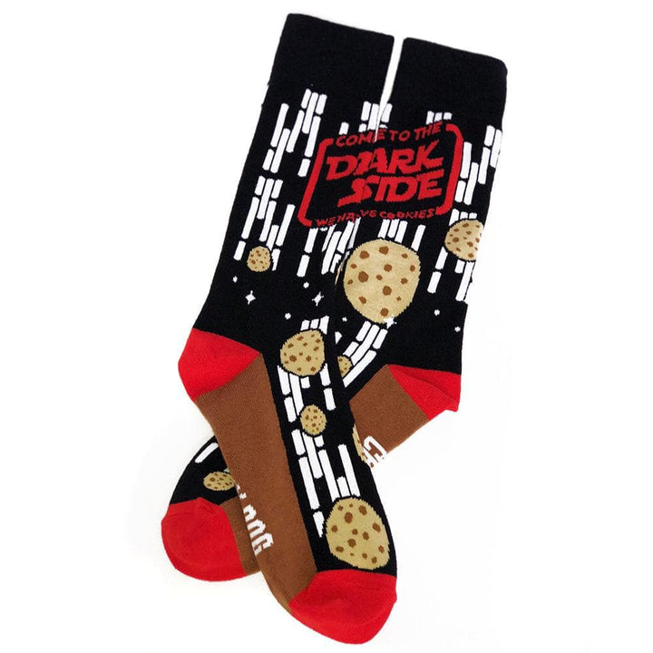 Mens Come To The Dark Side, We Have Cookies Socks  -  Crazy Dog T-Shirts