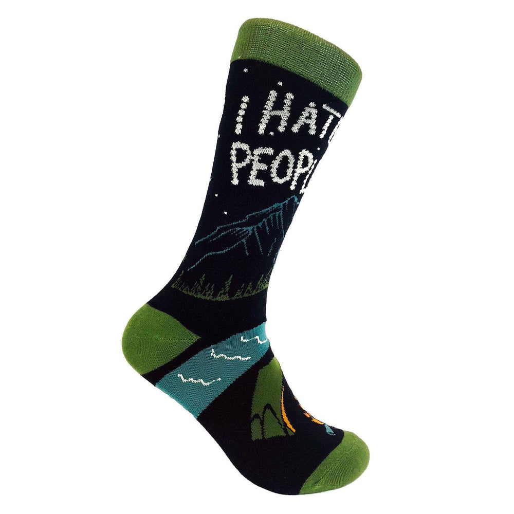 Mens I Hate People Socks  -  Crazy Dog T-Shirts