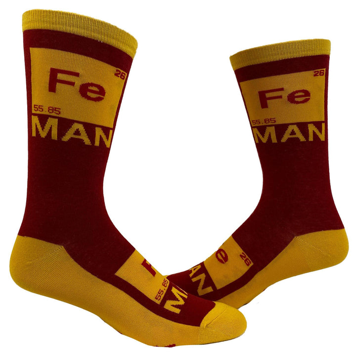 Mens Iron Man Socks  -  Crazy Dog T-Shirts