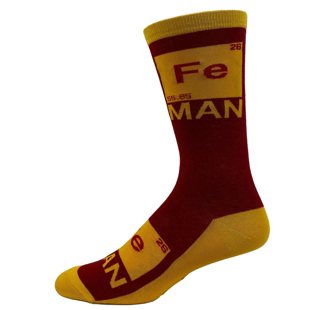 Mens Iron Man Socks  -  Crazy Dog T-Shirts