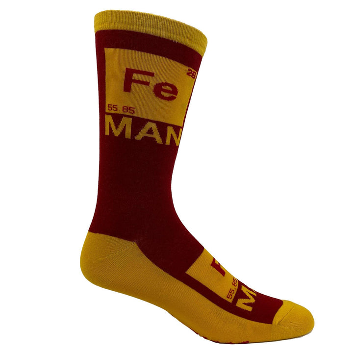 Mens Iron Man Socks  -  Crazy Dog T-Shirts