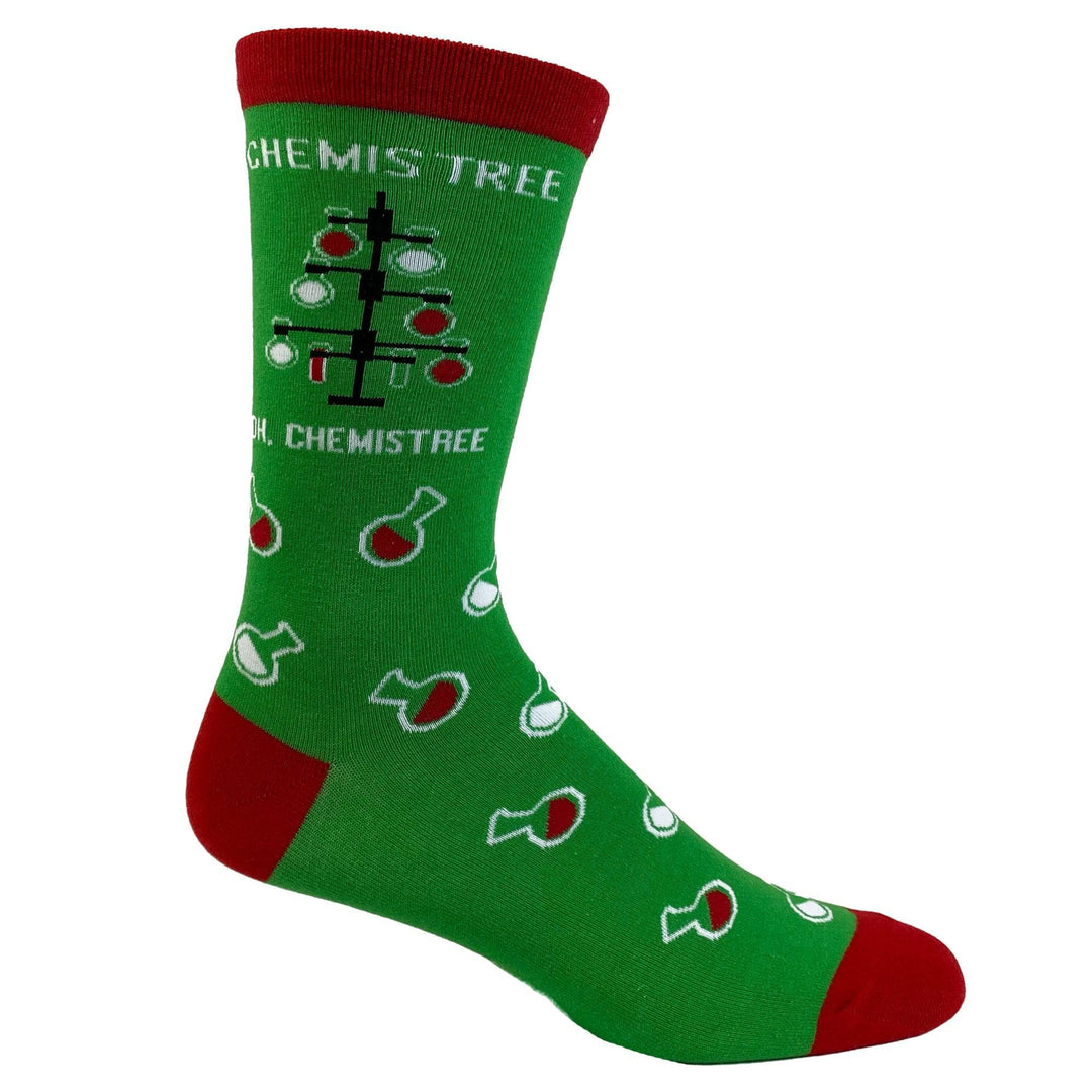 Mens Oh Chem Is Tree Socks  -  Crazy Dog T-Shirts