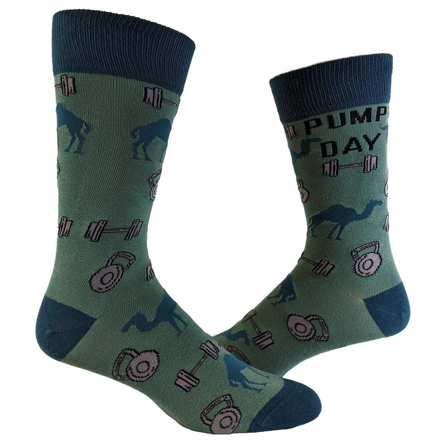 Mens Pump Day Socks  -  Crazy Dog T-Shirts