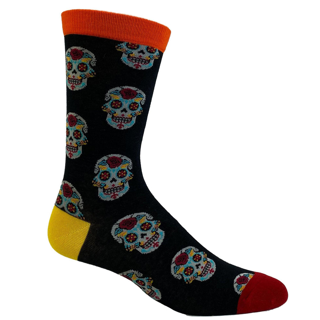 Mens Sugar Skull Socks  -  Crazy Dog T-Shirts