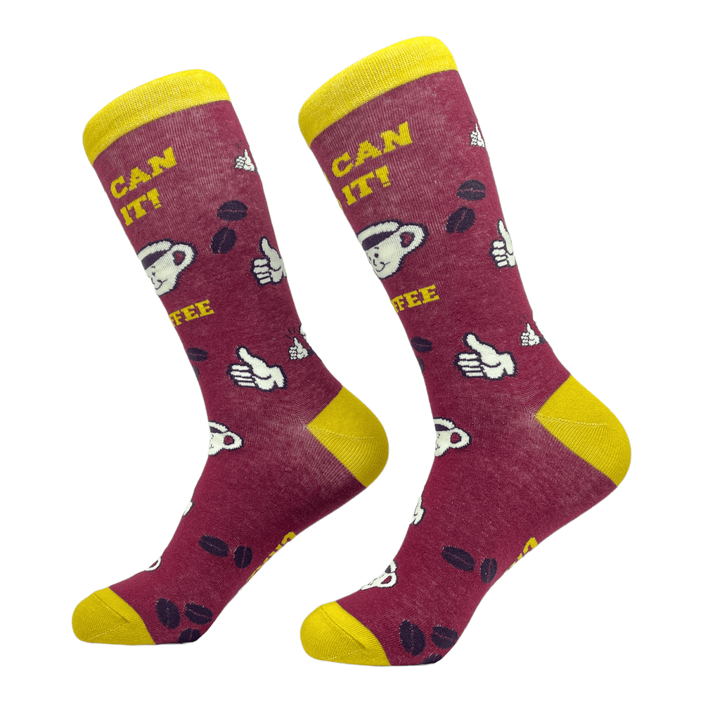 Mens You Can Do It! Socks  -  Crazy Dog T-Shirts